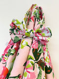 Newborn Jersey Knit + Headband with Bow - Pink