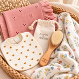 Baby Essentials Bundle – Wrap, Blanket & Brush