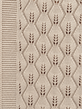 Diamond Knit Baby Blanket | Beige