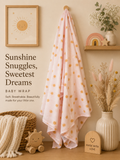 Pink Sun Cotton Muslin Baby Wrap
