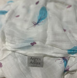 Bamboo Muslin Wrap - Feather - white LAST ONE