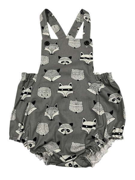 Handmade Vintage Style Fox Romper Sz18 mth