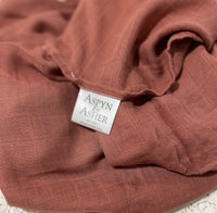 Coco Rust - Bamboo Muslin Wrap