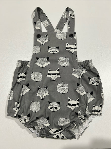 New Boys/Unisex Vintage Style Fox Romper Sz18 mths 🦊