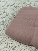 Blush Pink - Bamboo Muslin Wrap
