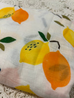 Bamboo Muslin Wrap - Oranges