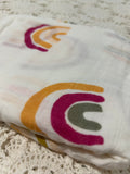 Rainbow Love - Cotton Muslin Wrap