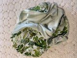 Jungle Print/Minky Reversable Cotton Muslin Wrap - OOAK