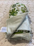 Jungle Print/Minky Reversable Cotton Muslin Wrap - OOAK