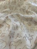 Safari Print Cotton Muslin Wrap