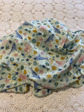 Sea Life Print Cotton Muslin Wrap