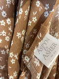 Mustard Flower Wrap Muslin