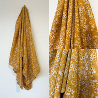 Mustard Daisy Print Wrap