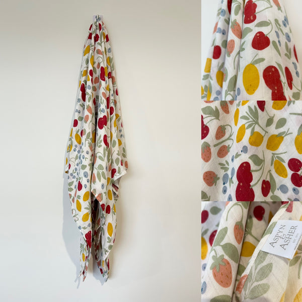 Cherries Wrap Muslin
