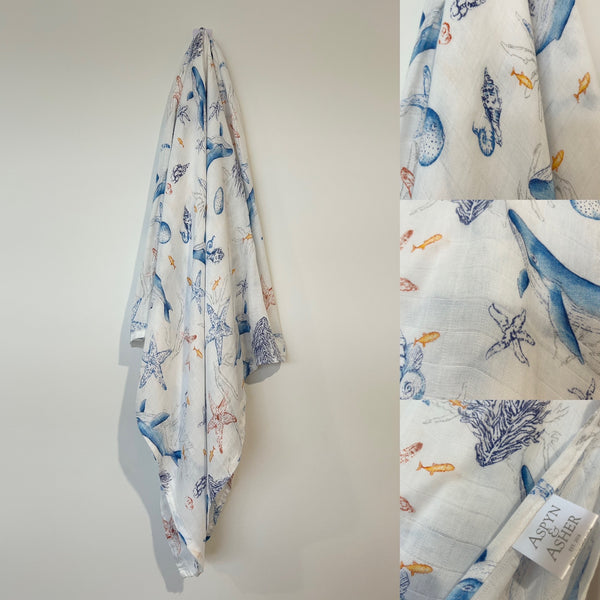 Ocean Life Wrap Muslin