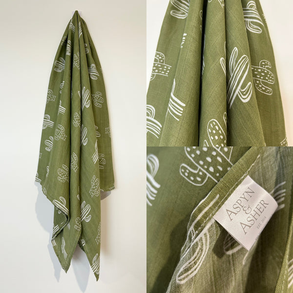 Cactus Bamboo Wrap Muslin