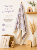 Pastel Bloom Reversible Muslin Baby Wrap | Aspyn and Asher