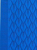 Diamond Knit Baby Blanket | Cobalt Blue