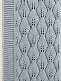Diamond Knit Baby Blanket | Grey Marle