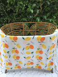Bamboo Muslin Wrap - Oranges
